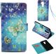 Etui portfel leather LG G7 złoty motyl 4