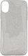 Etui Glitter IPHONE XR srebrne 1