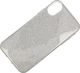 Etui Glitter IPHONE XR srebrne 2