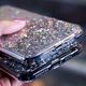 Etui IPHONE XR Brokat Cekiny Glue Glitter Case czarne 2