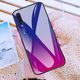 Etui HUAWEI Y5 2019 Szklane Glass Case Gradient niebiesko-różowe 2