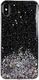 Wozinsky Wozinsky Star Glitter błyszczące etui pokrowiec z brokatem iPhone SE 2020 / iPhone 8 / iPhone 7 czarny 1