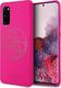Guess Guess GUHCS62LS4GFU S20 G980 fuksja/fuchsia hard case Silicone 4G Tone On Tone 1