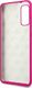 Guess Guess GUHCS62LS4GFU S20 G980 fuksja/fuchsia hard case Silicone 4G Tone On Tone 4