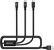 Nillkin Nillkin Nillkin Fancy Pro Gift Set zestaw etui na iPhone 11 Pro, bezprzewodowa ładowarka Qi 10 W, kabel 3w1 USB - Lightning / USB Typ C / micro USB 3 5