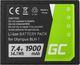 Akumulator Green Cell Bateria Green Cell BLH-1 do Olympus OM-D E-M1 Mark 2 7.4V 1900mAh 1