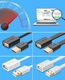 Kabel USB Ugreen USB-A - USB-A 1 m Czarny (10314) 4