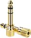 Adapter AV Ugreen Jack 3.5mm - Jack 6.3mm złoty (20503) 1