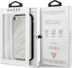 Guess Guess GUHCI8MGGWH iPhone 7/8/SE 2020 biały/white hard case Glitter Marble Glass 7