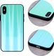 TelForceOne Nakładka Aurora Glass do iPhone X / iPhone XS neo miętowa 3