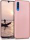 Etui SAMSUNG GALAXY A70 Silicone case elastyczne silikonowe różowe 1
