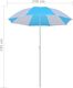 vidaXL Parasol plażowy, niebiesko-biały, 180 cm, tkanina 4
