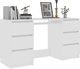 Biurko vidaXL 800810 Białe 140 cm x 50 cm 2
