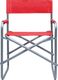 vidaXL krzesła reżyserskie, 2 sztuki, stalowe, czerwone (47919) 3