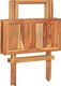 vidaXL składany stolik bistro, 60x60x65 cm, lite drewno tekowe (48996) 3