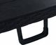vidaXL składany stolik, czarny 180x75x72 cm, HDPE, imitacja rattanu (48831) 3