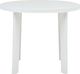 vidaXL stolik ogrodowy, biały, 89 cm, plastikowy (48805) 1