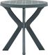 vidaXL stolik bistro, zielony, 70 cm, plastikowy (48797) 2