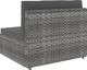 vidaXL 7 częściowy zestaw wypoczynkowy do ogrodu, rattan PE, szary (3054602) 8