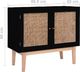 vidaXL Komoda, czarna, 88,5 x 40 x 80 cm, MDF 7