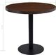 vidaXL Stolik bistro, ciemnobrązowy, 80 cm, MDF 5