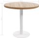 vidaXL Stolik bistro, jasnobrązowy, 80 cm, MDF 5