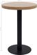 vidaXL Stolik bistro, jasnobrązowy, 60 cm, MDF 5