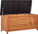 Skrzynia ogrodowa vidaXL 117x50x55 cm lite drewno eukaliptusowe Brąz 2