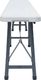 vidaXL składane ławki ogrodowe, 2 sztuki, 180 cm, HDPE, białe (48830) 2