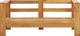 vidaXL sofa ogrodowa z poduszkami, 140 cm, drewno akacji, szara (47276) 4