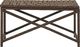 vidaXL ławka ogrodowa, 80 cm, polirattanowa, brązowa (46209) 1