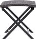 vidaXL składany stołek, rattan PE, brąz (45772) 2