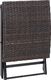 vidaXL składany stołek, rattan PE, brąz (45772) 3