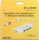HUB USB Delock 1x SD 1x microSD  + 3x USB-A 3.1 Gen1 (62901) 3