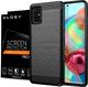 Alogy Etui Alogy Rugged Armor do Samsung Galaxy A71 czarne + Szkło Alogy uniwersalny 1