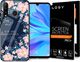 Alogy Etui Alogy Glass Armor Case do Huawei P30 Lite Kwiaty + Szkło uniwersalny 8