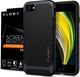 Spigen Etui Spigen Neo Hybrid Herringbone do Apple iPhone 7/8/SE 2020 Metal Slate + Szkło Alogy uniwersalny 1