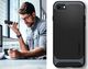 Spigen Etui Spigen Neo Hybrid Herringbone do Apple iPhone 7/8/SE 2020 Metal Slate + Szkło 3mk uniwersalny 3