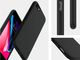 Spigen Etui Spigen Liquid Crystal do Apple iPhone 7/8/SE 2020 Matte Black + Szkło 3mk uniwersalny 5
