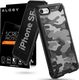 Ringke Etui Ringke Fusion X do Apple iPhone 7/8/SE 2020 Camo Black + Szkło Alogy uniwersalny 1