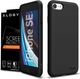 Ringke Etui Ringke Air S do Apple iPhone 7/8/SE 2020 Black + Szkło Alogy uniwersalny 1