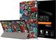 Etui na tablet Alogy Etui Alogy Book Cover Huawei MediaPad T5 10.1 Graffiti + Szkło uniwersalny 9