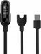 Alogy Kabel USB ładowarka Alogy do Xiaomi Mi Band 3 czarny uniwersalny 5