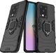 Hurtel Ring Armor pancerne hybrydowe etui pokrowiec + magnetyczny uchwyt Samsung Galaxy S20 Ultra czarny 1
