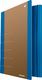 Donau Teczka z gumką DONAU Life, Karton, A4, 500gsm, 3-skrz., niebieski 1