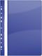 Donau Skoroszyt DONAU, PVC, A4, twardy, 150/160mikr., wpinany, granatowy () - 5901498092735 1