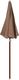 vidaXL Parasol na stalowym słupku, 180 cm, kolor taupe 2