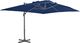 vidaXL Parasol wiszący z aluminiowym słupkiem, 4x3 m, błękit lazur 1