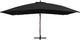 vidaXL Wiszący parasol na drewnianym słupku, 400x300 cm, czarny 3