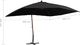vidaXL Wiszący parasol na drewnianym słupku, 400x300 cm, czarny 8